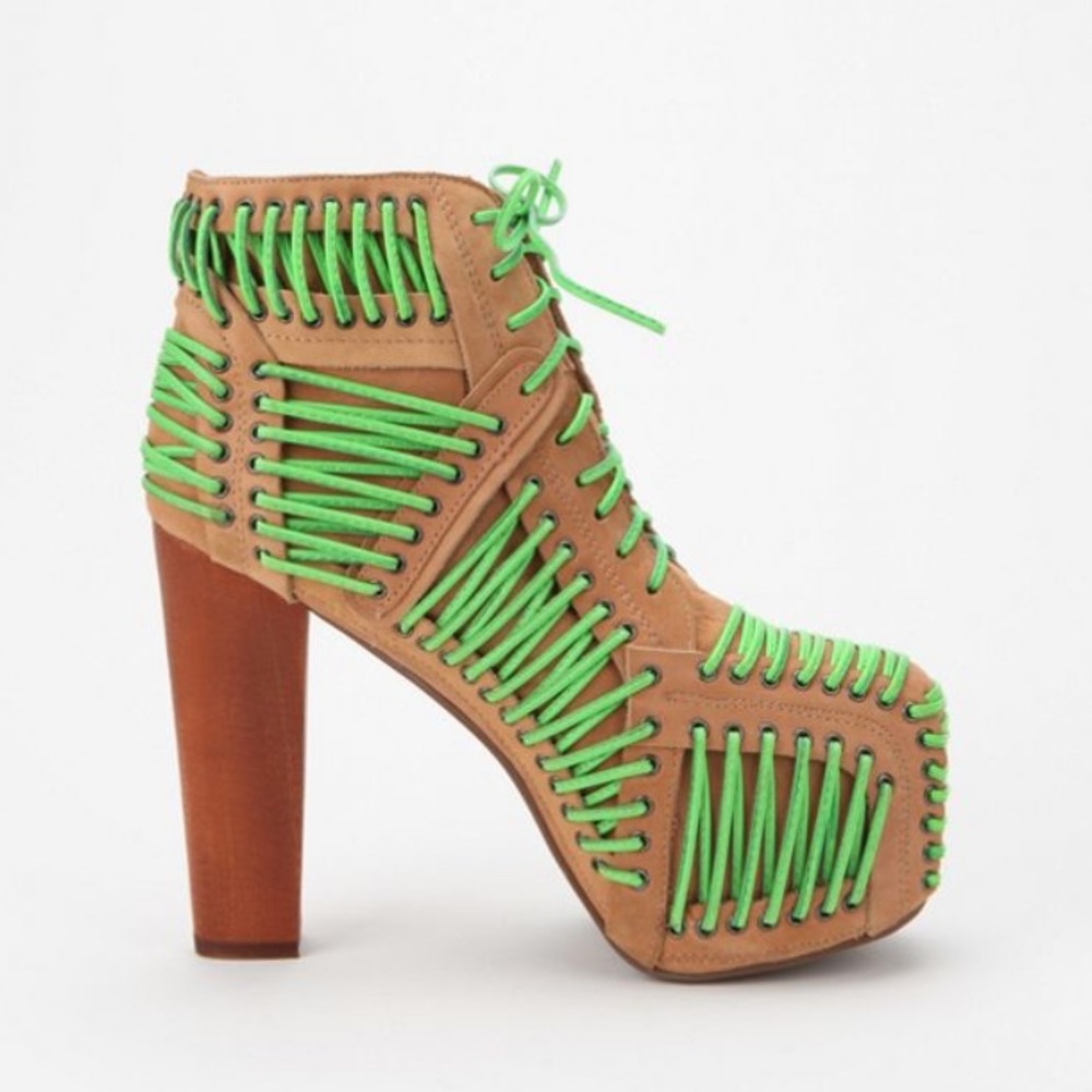 Jeffrey Campbell Colorblock Corset Lita Boot